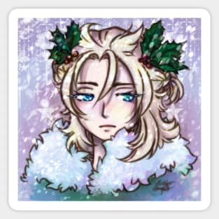Snow Prince Albedo - Genshin Impact - Anime Fan Art Sticker